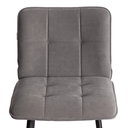 Полубарный стул Бари серый