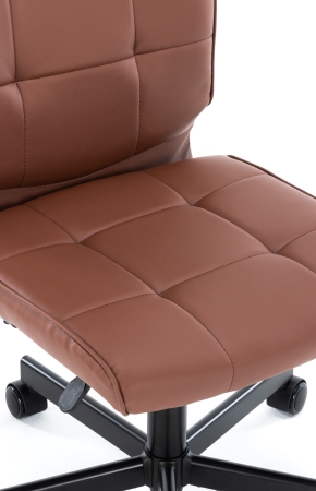 Операторское кресло EP-300 экокожа коричневый