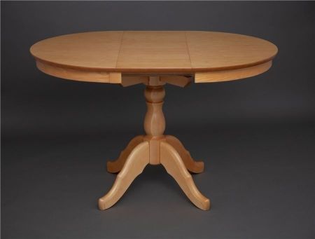 Раздвижной стол Круглый 90 светлый тон