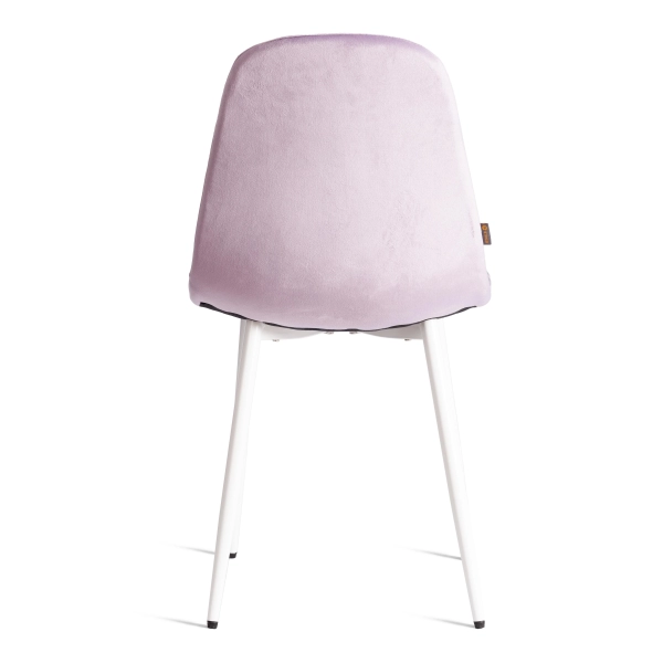 Стул BREEZE (mod. JSC-58) велюр и металл, фиолетовый и белый