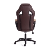 Кресло DRIVER (22) экокожа и ткань, коричневый и бронза