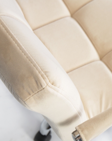 Офисное кресло для персонала TERRY бежевый велюр MJ9-10