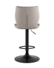 Стул барный Dome экокожа серый
