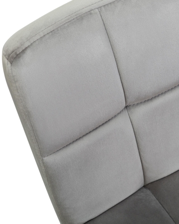 Набор 2 шт Стул барный DOMINIC, серый велюр (MJ9-75)