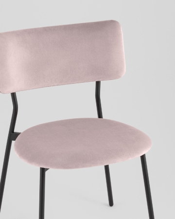 Стул Амелия велюр пыльно-сиреневый