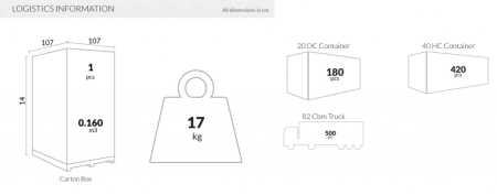 Стол пластиковый Siesta Contract Sky Table Ø105 черный