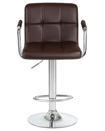 Стул барный KRUGER ARM коричневый