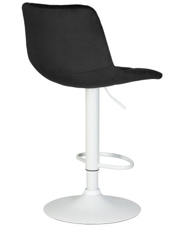 Стул барный TAILOR белый черный велюр MJ9-101