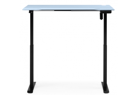 Компьютерный стол Маркос 120х75 голубой, черный