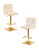 Набор 2 шт Стул барный GOLDIE, бежевый велюр (MJ9-10)