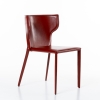 Стул Austin кожа ретро красный