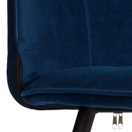 Стул обеденный Bari синий велюр