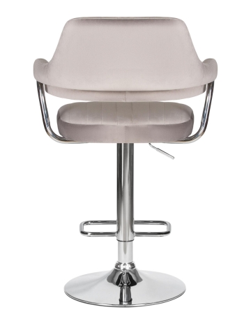 Набор 2 шт Стул барный CHARLY, серый велюр (MJ9-75)