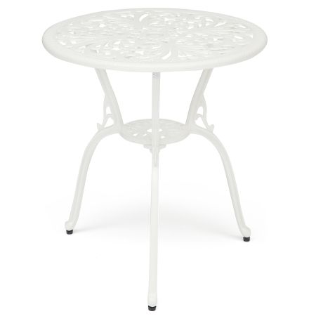 Комплект Secret De Maison Romance (стол + 2 стула) алюминиевый сплав, D60/H67, 53х41х89 см, белый