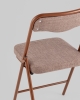 Стул складной Джонни рогожка капучино каркас капучино
