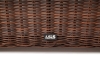 "Лунго" журнальный столик плетеный, цвет коричневый