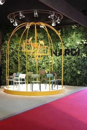 Стул пластиковый Trill Bistrot табак