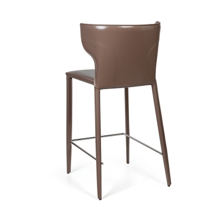 Стул полубарный Austin, кожа капучино
