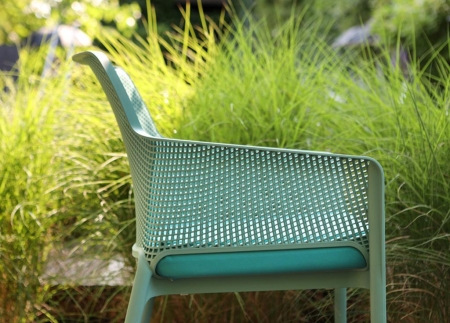 Диван пластиковый Net Bench бирюзовый