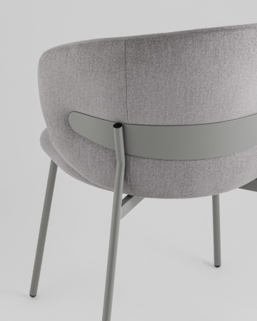 Стул Блейз велюр серый