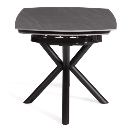 Стол обеденный Winston серый, металл и керамика, прямоугольная столешница