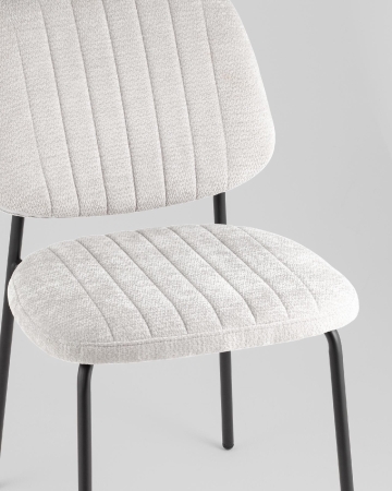 Стул обеденный Patrys светло-серый шенилл