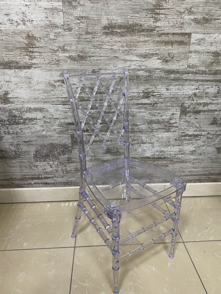 Стул N-103 Chiavari Diamond прозрачный банкетный разборный