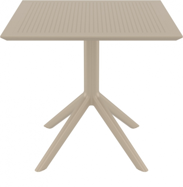 Стол пластиковый Siesta Contract Sky Table 80 бежевый