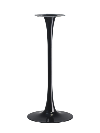 Барный стол Tulip style черный каркас столешница бук