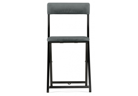 Стул на металлокаркасе Elevis темно-серый, черный