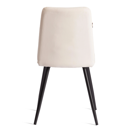 Стул обеденный Asti молочный с черными ножками