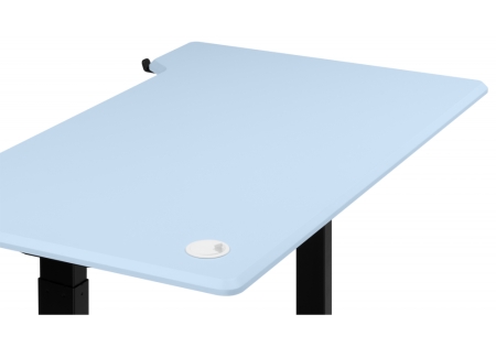 Компьютерный стол Маркос 120х75 голубой, черный