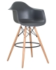 Стул барный DAW BAR ножки светлый бук, серый