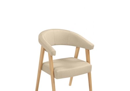 Стул деревянный Невада 2 натуральное дерево, ткань 135