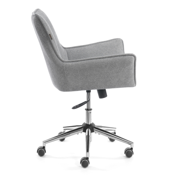 Кресло Murano/Мурано серый, хром