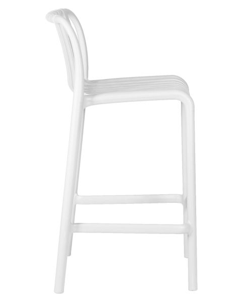 Стул полубарный CHLOE белый