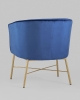 Кресло Шале велюр синий