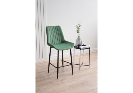 Барный стул Седа фисташковый (zd 651), черный