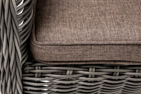 "Эспрессо–80 R" обеденная группа плетеная, цвет графит