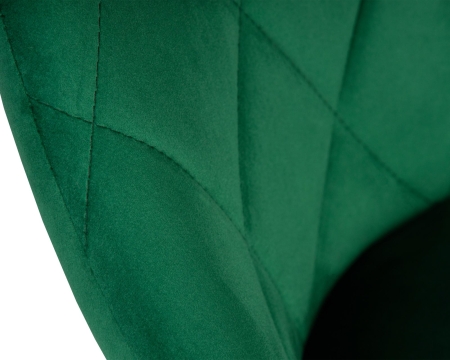 Набор 2 шт Стул барный LOGAN BLACK, зеленый велюр (MJ9-88)