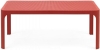 Столик пластиковый журнальный Net Table 100 красный