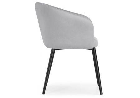 Стул на металлокаркасе Моншау велюр velutto 52, черный