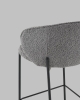 Стул полубарный Тисдейл букле темно-серый