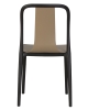 Стул обеденный ADAM черный, бежевый