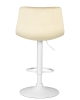 Набор 2 шт Стул барный TAILOR WHITE, бежевый велюр (MJ9-10)