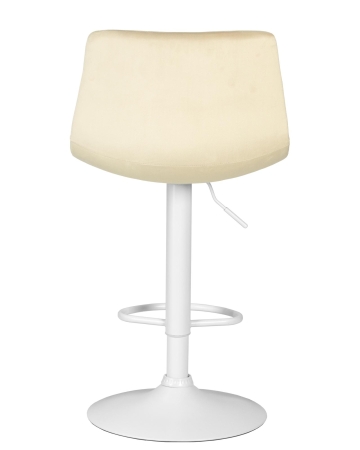 Набор 2 шт Стул барный TAILOR WHITE, бежевый велюр (MJ9-10)