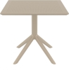 Стол пластиковый Siesta Contract Sky Table 80 бежевый
