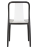 Стул обеденный ADAM черный, белый