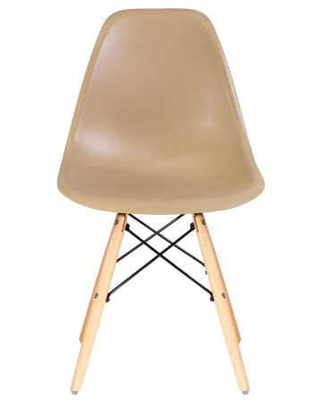 Стул обеденный DSW ножки светлый бук, бежевый GR-03