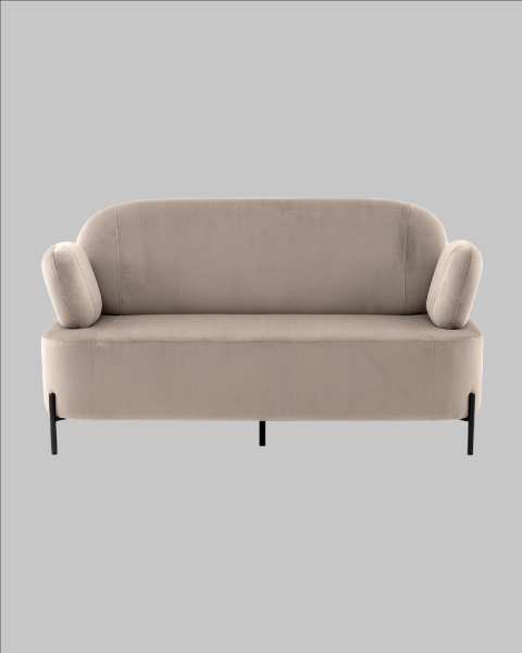 Диван Кэнди велюр светло-серый